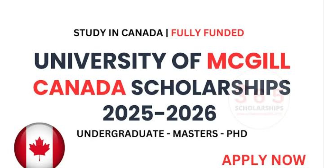 McGill University scholarship 2025/2026